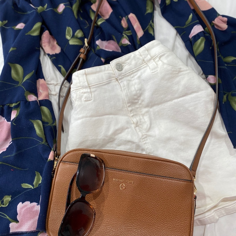 White Demin Skirt